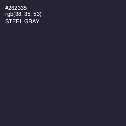 #262335 - Steel Gray Color Image